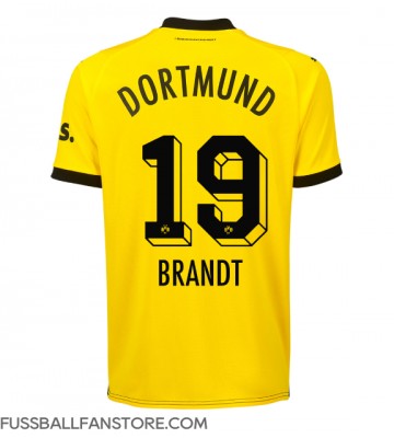 Borussia Dortmund Julian Brandt #19 Replik Heimtrikot 2023-24 Kurzarm